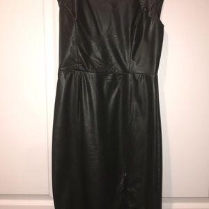 Worn once Bebe leather dress